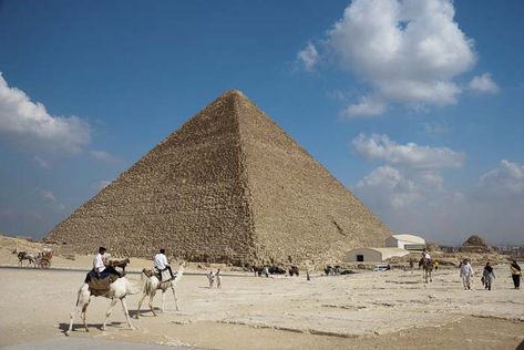 The Great Pyramid of Khufu at Giza Coffee Shop Menu Board, Pyramid Of Khufu, Great Pyramid Of Khufu, The Great Pyramid, Coffee Shop Menu, Great Pyramid, Ancient Egypt History, Egypt History, Menu Board