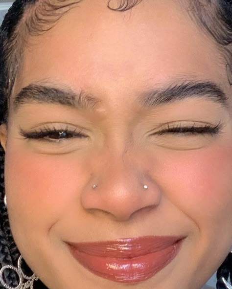 Both Side Of Nose Pierced, Two Nose Studs On Both Sides, Piercings Nose Both Sides, Piercings On Both Sides Of Nose, 2 Piercings On Nose, Cute Facial Piercings Nose, Both Sides Of Nose Pierced, Nostril Piercing Both Sides, Nose Piercing On Both Sides