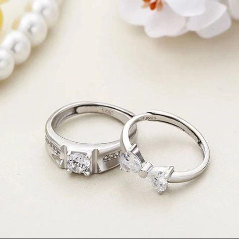 Hot selling s925 Sterling Silver Bow Zircon Ring Fashion Simple Couple Ring925 Hipster Couple Pair Ring Men and Women A Pair For Girlfriend Valentine's Day gift . . . . . #silver925 #sterlingsilver925 #silvercouplerings #trendycouple #couplering #lovebond #lovebondring #eternallove #loveforever #loveforeverring Hipster Couple, Forever Rings, Ring Men, Ring Fashion, Silver Bow, Zircon Ring, Couple Rings, Eternal Love, Fashion Rings