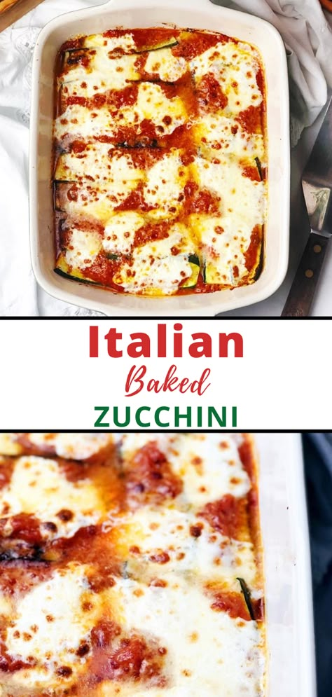 Healthy Baked Zucchini Recipes, Zucchini Fresh Mozzarella Recipes, Baked Zucchini With Mozzarella, Spagetti Zucchini Recipes, Creamy Parmesan Baked Zucchini, Zucchini With Mozzarella Cheese, Zucchini And Mozzarella Recipe, Zucchini With Marinara Sauce, Dinners With Zucchini And Squash