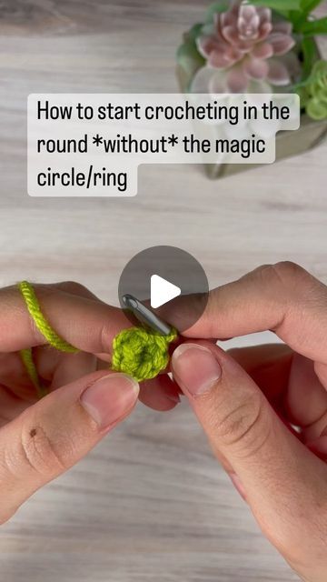 Holly Lanier | Amigurumi Pattern Designer on Instagram: "I call this the “ch 2 method” and it’s a great alternative to the magic circle/ring if you struggle with that technique. This is how I start *all* my amigurumi pieces and it works great! The end result is the same, so if you prefer one technique over the other then go with whichever one makes you most comfortable! I actually learned to crochet in the round using the “ch 2 method” so it’s what’s most comfortable for me. What about you? Have you ever tried this method?" How To Start Crochet, Crochet In The Round, Magic Circle Crochet, The Magic Circle, Crochet Quilt, Magic Ring, Magic Circle, Crochet Keychain, Crochet Round