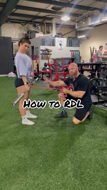 Founder of Red5 on Instagram: "Romanian Deadlifts are a staple of many programs but often performed incorrectly. Think of it as a back and forth movement (hinge) instead of an up and down movement. Don’t forget to brace your core and bring the lats into it! If you wanna get super strong, jacked to the max, and grow the glutes get my full body program Glute Gladiator #deadlift #brace #rdl #strength #back #lowerback #lowerbackpain #hamstrings #glutes #glutesworkout #hypertrophy #legs #legday #l Full Body Program, Romanian Deadlift, Brace Yourself, Fitness Bodybuilding, Glutes Workout, Legs Day, Leg Workout, Powerlifting, Lower Back