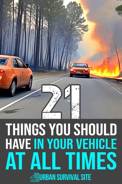 Part of preparedness means having emergency items in your car. But which specific items should you have in your vehicle? Here are 21. Survivor Tips, Survival Skills Emergency Preparedness, Emergency Preparedness Food, Emergency Prepardness, Car Emergency Kit, Emergency Survival Kit, Survival Items, Survival Skills Life Hacks, Emergency Preparedness Kit