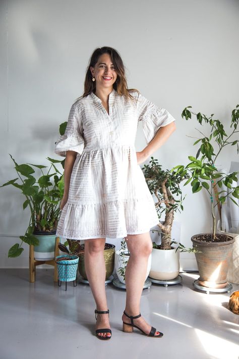 Cotton gauze dress