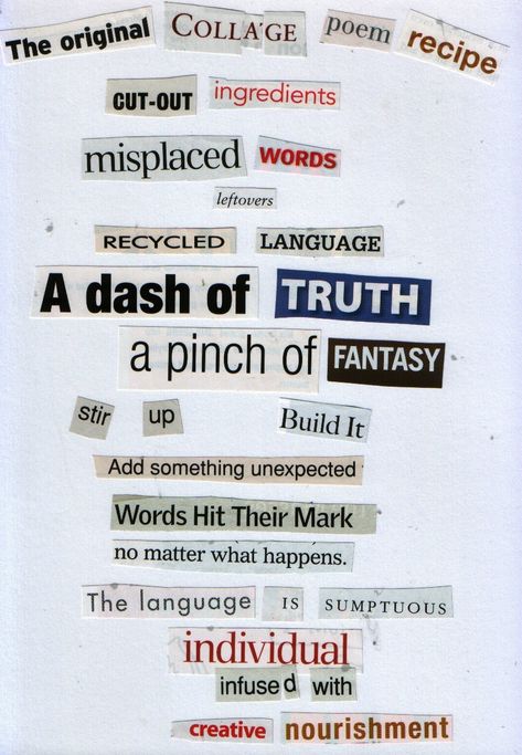 Word Collage Poem How To Make Collage, Collage Poetry, Proposal Paper, Space Collage, Found Poetry, Argumentative Writing, Word Collage, Blackout Poetry, Narrative Essay