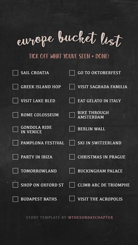 I can check 5 of these off my list. ✔️ Bucket List Europe, Usa Bucket List, Europe Bucket List, Voyage Europe, Destination Voyage, Summer Bucket Lists, Travel List, Travel Instagram, Venice Beach