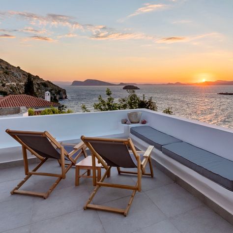 Where better to wake up to sea views and the sound of waves than at Hydra’s Villa Kamini?⁠ ⁠ Set on this beautiful Greek island, this luxurious villa is located in the quaint fishing port of Kamini, near Castello and Avlaki beaches, and just a 15-minute walk from Hydra Town.��⁠ ⁠ Once home and art studio of the renowned Greek artist Christos Karas, this property combines modern design with original artworks and sculptures. Accommodating up to 17 guests, the villa is set across three levels, wit... Home Near Sea, The Sound Of Waves, Greek Island, Art Studio, Most Popular, Modern Design, This Is Us, Villa, Apartment