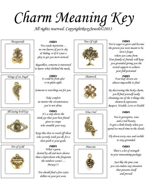 Charms And Their Meanings, Key Symbolism Meaning, Charm Casting Board, Key Meaning In Witchcraft, Witchcraft Charms, Charms Witchcraft, Charm Meanings, Charms Meaning, Charm Casting Divination