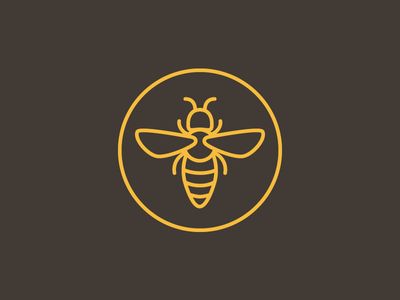 Logo Bee, Honey Logo, Honey Label, Bee Sign, Honey Design, Honey Packaging, Carpe Koi, Bee Tattoo, Bee Art