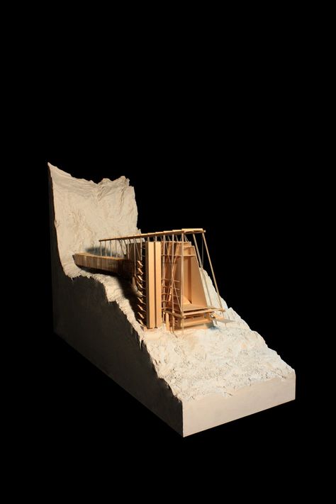 Gallery of Our Readers Show Off Their Most Impressive Architectural Models - 54 Architectural Site Model, Architectural Concept Model, Architecture Wood Model, Architecture Model Making Ideas, Landscape Model Architecture, Mountain Architecture Concept, Architecture Sculpture, Architectural Models, Architectural Model