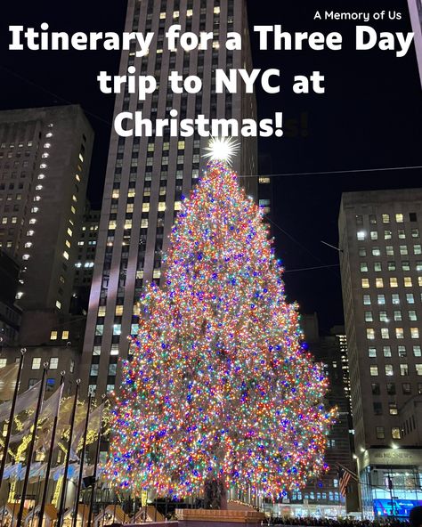 Looking for ideas for your trip to NYC at Christmas? This blog post contains my three day itinerary for a trip to NYC at Christmas. In the post you'll find everything we did in NYC at Christmas and the must dos for your trip to NYC at Christmas. New York Outfits In December, 2 Days In Nyc At Christmas, New York Aesthetic December, Free Things To Do In Nyc At Christmas, Nyc Itinerary 3 Day Christmas, Christmas In New York With Kids, Day Trip To Nyc At Christmas, 5 Day Nyc Itinerary, 3 Day New York City Itinerary Christmas