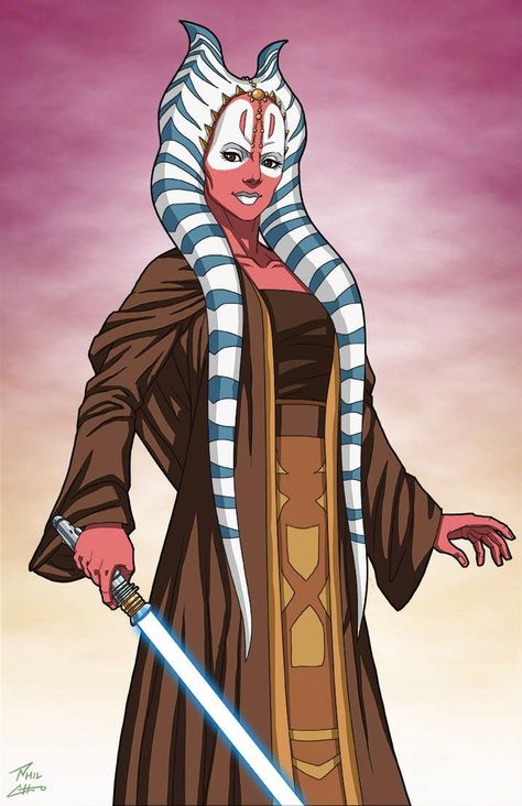 Shaak Ti, Female Jedi, Phil Cho, Jedi Art, Star Wars Ahsoka, Star Wars Drawings, Star Wars Women, Star Wars Artwork, Star Wars Fan Art