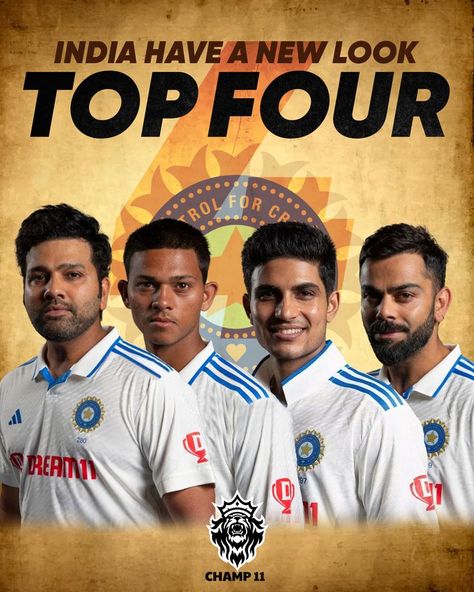 Yashasvi Jaiswal, Shubman Gill, India Cricket Team, Rohit Sharma, Virat Kohli, Cricket Team, New Top, New Era, India