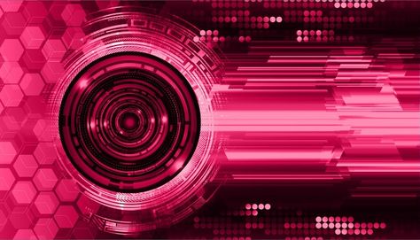 Pink eye cyber circuit future technology... | Premium Vector #Freepik #vector #technology #computer #eye #network Pink Technology Aesthetic, Future Technology Aesthetic, Pink Technology, Magenta Aesthetic, Future Technology Concept, Pink Portrait, Concept Background, Vector Technology, Industrial Engineering