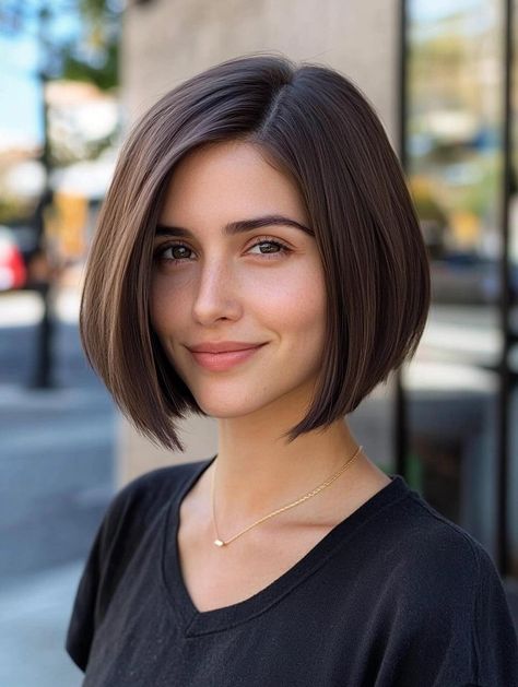 Unleash the full potential of your thick tresses with our stunning array of 32 bob haircuts! Say farewell to heavy, shapeless styles and hello to bouncy, beautiful bobs that celebrate your hair's natural density. Whether you're looking for a low-maintenance crop or a high-impact statement cut, our selection of thick hair bob haircuts has something for everyone. Discover how the right cut can transform your locks from overwhelming to absolutely stunning! Bouncy Bob Haircut, Bobs Hairstyles, Thick Hair Bob Haircut, A Bob Haircut, Bob Haircuts For Thick Hair, Low Maintenance Short Haircut, Haircuts For Thick Hair, Best Bobs, Best Bob Haircuts