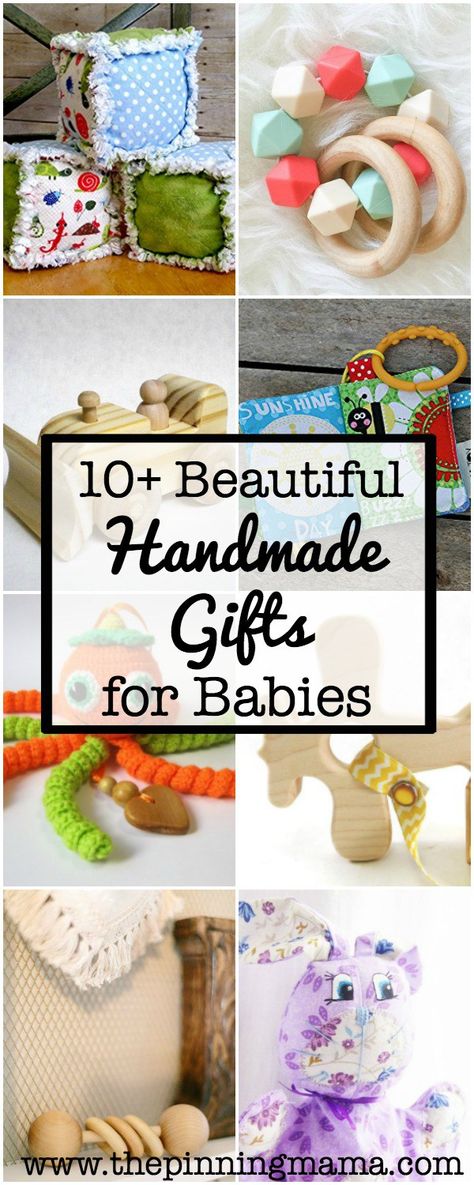 A handmade baby gift is such a meaningful gift to receive as a new parent. That is why I love giving handmade things when a friend has a new… Diy Infant Gifts, Handmade Newborn Gifts, Handmade Gift For Newborn, Baby Gifts To Make Creative, Diy Newborn Gifts Crafts, Newborn Present Ideas Diy, Handmade Baby Boy Gifts, Newborn Diy Gifts, Hand Made Baby Gifts