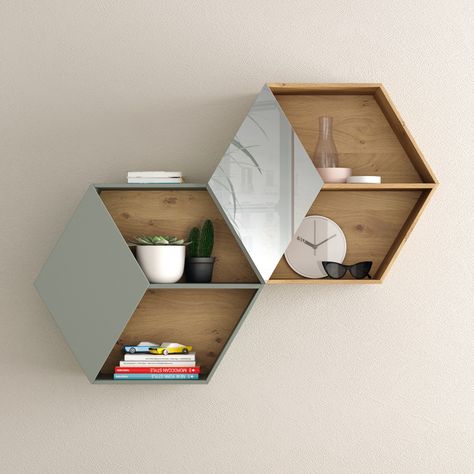 Modern Outdoor Table, Hall Furniture, Home Decor Shelves, Wall Niche, Studio Interior Design, Wall Shelf Decor, Display Furniture, Living Room Mirrors, Decor Essentials