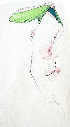 obs. II by Adara ., via Flickr Adara Sanchez Anguiano, Fine Line Drawings, Adara Sanchez, Drawings Of People, Transparent Watercolor, Minimal Drawings, Figure Sketching, Line Drawings, Insect Art