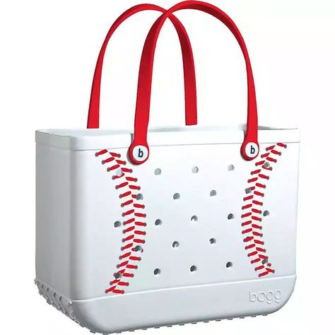 Bogg Bag Original Homerun Tote Bag | Academy Sports + Outdoors Baseball Tote Bag, Baseball Bag, Raspberry Beret, Bogg Bag, Baseball Design, Academy Sports, Pink Bubbles, Baseball Game, Bags Aesthetic