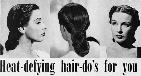 1940s-summer-hairstyles - Patricia Morison 1940 1940s Hairstyles Short, 1940s Summer, Hair Styles For Dirty Hair Quick, 1940s Hairstyles, Victory Rolls, Tortoise Hair, Roll Hairstyle, Beach Hairstyles For Long Hair, Pin Up Hair