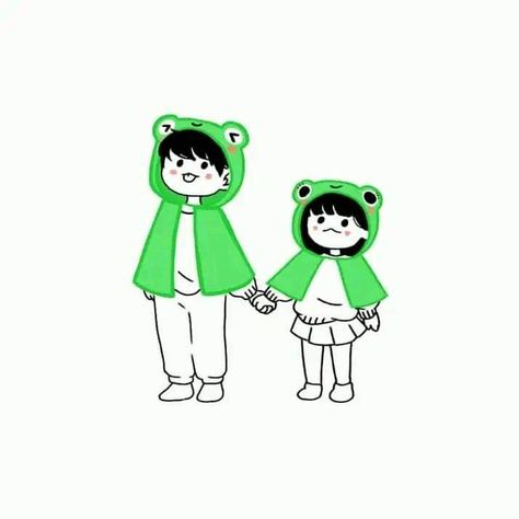 Frog Couple Drawing, Frog Costume, Frog Illustration, Custom Portrait Illustration, I Love You Gif, Disney Art Drawings, Cute Panda Wallpaper, Architecture Drawing Art, Frog Art