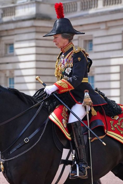 Queen Elizabeth Daughter, Princesa Anne, Trooping Of The Colour, King Charles Lll, Coronation Of King Charles, Horse Guards Parade, Princesa Real, Trooping The Colour, Horse Guards