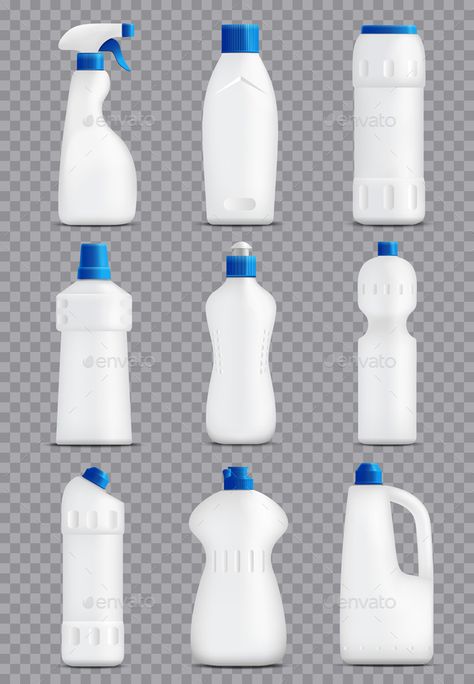 Detergent Design, Cleaning Products Design, Plastic Bottle Design, Bottle Template, Bottles Packaging, Plastic Milk Bottles, Detergent Product, Bottle Logo, Coconut Oil Skin Care