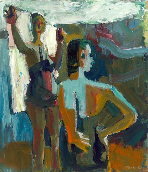 David Park, Bay Area Figurative Movement, Richard Diebenkorn, San Francisco Art, San Francisco Museums, Painting People, Abstract Expressionist, Museum Of Modern Art, Art Movement