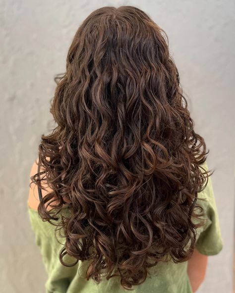 Restoring her curls with some long layers and shaping, oooh how pretty 🙂‍↕️ • • • • • • #naturalhair #curls #curlscurlscurls #curlyhair #curlygirls #curlystylist #curlystyling #diffuser #hairstylist #hair #longhair #transformation #layers #faceframing #bouncyhair #flow #wave Face Framing On Long Hair, Loose Wave Perm Medium Hair, Perm Brown Hair, Curly Hair Long Layers Face Framing, Wave Perm Long Hair, Curly Hair Face Framing Layers, Face Framing Layers Curly Hair, Face Framing Curly Hair, Visual Portfolio