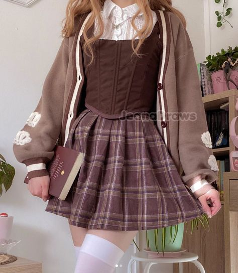 Parisian Dark Academia, Academia Outfits Aesthetic, Dark Academia Aesthetic Outfit, Light Academia Outfit, Mode Country, Outfit For Today, Academia Aesthetic Outfit, Dark Academia Outfits, Dark Academia Outfit