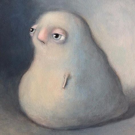 Wayne Core, Weird Creepy Art, Funny Paintings, Cute Funny Pics, Eye Wrinkle, Funny Profile Pictures, Aesthetic Gif, Cute Little Things, Weird Animals