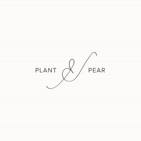 Ampersand Logo, Timeless Branding, Florist Logo, Collateral Design, Logo Design Feminine, Beautiful Logos, Feminine Logo, Online Logo, Best Logo Design