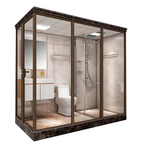 All In One Bathroom, Modular Bathroom, Shower Pods, Tiny House Bathroom Ideas, Patio Bathroom, Old Houses Renovation, Modular Bathrooms, Craftsman Bathroom, Capsule Hotel