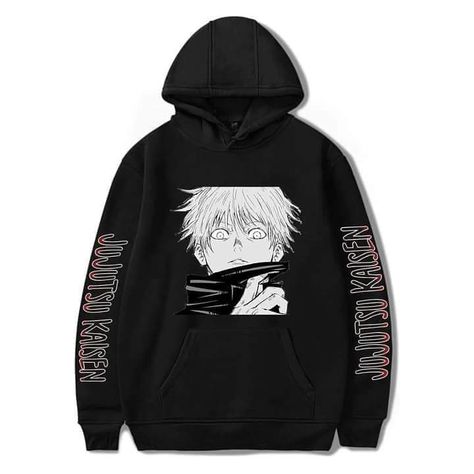 Urban Accessories, Hooded Sweater Coat, Bold Outfits, Anime Weeb, Anime Streetwear, Tokyo Ghoul Cosplay, Jujutsu Kaisen Anime, Anime Jujutsu Kaisen, Japanese Street