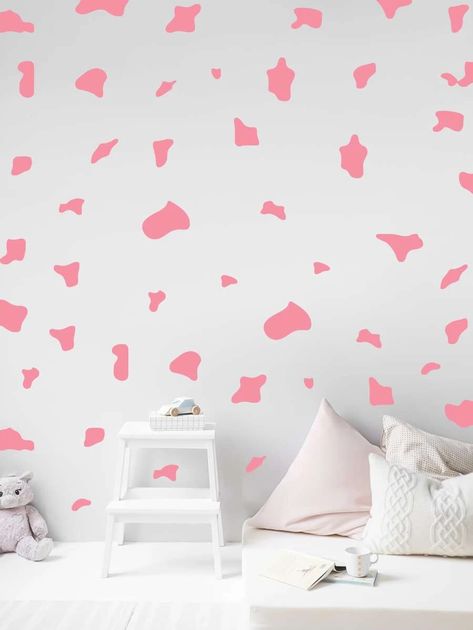 Kids Cow Print Wall Sticker | SHEIN USA Cow Print Wall, Wall Stickers Kids, Kids Stickers, Cow Print, Wall Sticker, Print Wall, Wall Stickers, Wall Prints, House Ideas