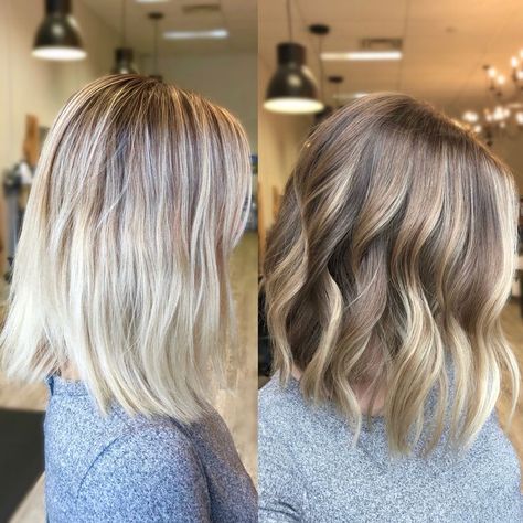 Reverse Balayage by @Lthecolourist Reverse Balayage, Underlights Hair, Blond Balayage, Luxy Hair, Dyed Blonde Hair, Blonde Curly Hair, Balayage Hair Blonde, Short Hair Balayage, Blonde Balayage