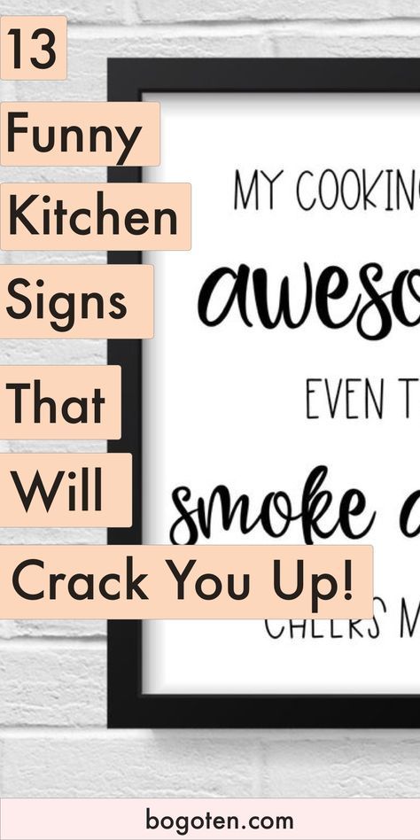 Let's laugh in the kitchen with some Funny Kitchen Signs. Why not? We all need some kitchen decor that keeps our spirits high, right? These are my favorite cute & funny kitchen signs for your home. Signs For Kitchen Quotes, Farmhouse Kitchen Signs Diy Sayings, Farmhouse Kitchen Signs Sayings, Signs For The Kitchen Wall, Kitchen Sayings Signs Quotes Inspiration, Diy Kitchen Signs Cute Ideas, Inspirational Kitchen Quotes, Kitchen Decor Sayings, House Sayings Signs