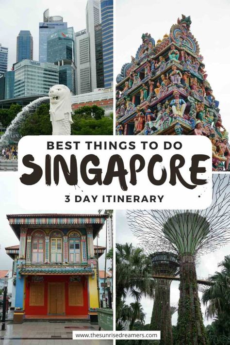 3 Day Singapore Itinerary - A Perfect Guide to the Lion City Singapore Travel Itinerary, 3 Days In Singapore, Travel 2025, Singapore Vacation, Singapore Guide, Singapore Itinerary, Singapore Trip, Singapore River, Singapore Botanic Gardens