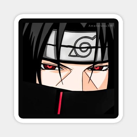 Itachi Stickers Printable, Itachi Uchiha Sticker, Itachi Sticker, Itachi Uchiha Anime, Manga Stickers, Tufting Ideas, Rugs Ideas, Uchiha Itachi, Bike Stickers