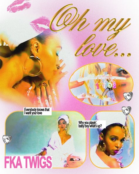 by rosadvera on ig Fka Twigs Poster, Fka Twigs Art, Oh Love, Fka Twigs, Love Poster, Love Posters, Oh My Love, Never Too Late, Typography Poster