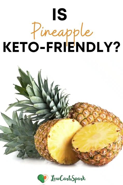 If you've recently started the keto diet, you're probably wondering what fruits you can consume to keep your net carbohydrates low. So today, we are talking about pineapple: Is Pineapple Keto? How many Carbs Are In Pineapple? and are there any pineapple substitutes?  via @lowcarbspark Pineapple Diet, Keto Carbs, Clean Eating Guide, What Can I Eat, Keto Diet, How Many, Clean Eating, Pineapple, Diet