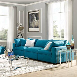 Bedroom Console, Sofa Rug, 3 Piece Sectional Sofa, Teal Sofa, Colors Art, Modern Sofa Sectional, 3 Piece Sectional, Art Interior, Down Payment