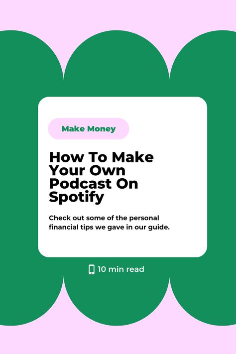 How To Make Your Own Podcast On Spotify How To Make A Podcast On Spotify, What Is A Podcast, Podcast On Spotify, Starting A Podcast, Communication Skills, Creative Expressions, How To Make Your, Make Money From Home, Remote Work