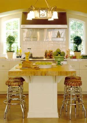 Arched with Style Kitchen Work Table, Kitchen Islands Ideas With Seating, Citrus Kitchen, Kitchen Work Tables, Butcher Blocks, Kitchen Island Table, Ideas For Kitchen, Large Kitchen Island, Kitchen Island With Seating