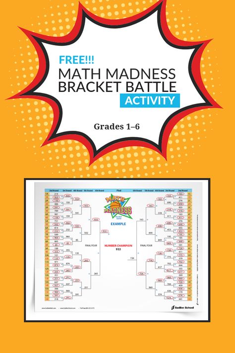 Math March Madness Bracket, Math Madness Activities, Math March Madness, March Madness Math Ideas, March Madness Math Activities, March Mathness, Math Stem Projects, March Madness Math, Math Coaching