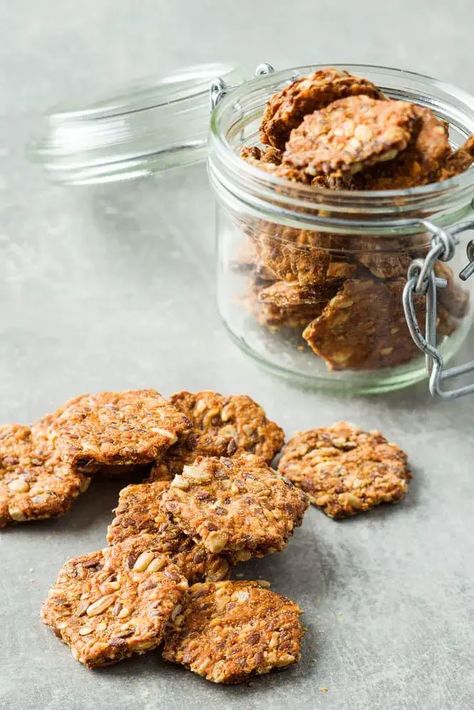 Apple, Sweet Potato, and Sesame Flax Crackers | Commercial Dehydrators Potato Crackers, Apple Sweet Potato, Flax Crackers, Sweet Potato Crackers, Dehydrator Recipes, Good Fats, Crackers, Sweet Potato, Cranberry