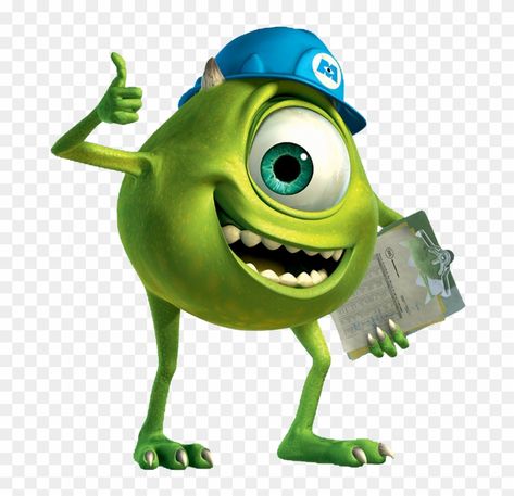 Toy Story Clouds, Monsters Inc Characters, Monsters Inc Mike, Monsters Inc Boo, Mike From Monsters Inc, Photo Png, Mike Wazowski, Class Decoration, Monsters Inc