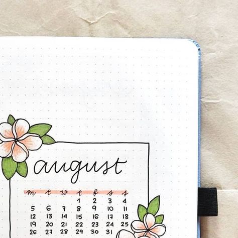 August Calendar Ideas, August Themes, Bloom With Grace, August Calendar, Be More Creative, Journal Printable, Bujo Inspiration, Weekly Spread, Green Nature