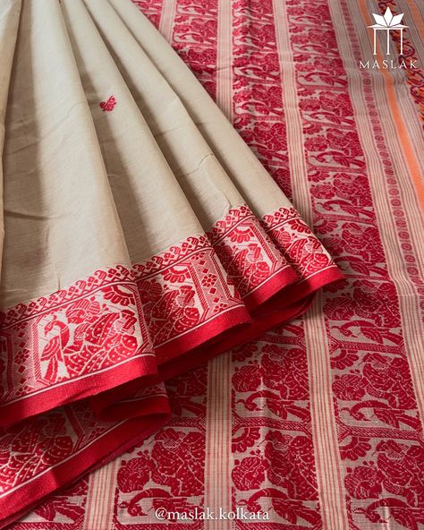 [SOLD OUT] Cotton Baluchari Sarees 🍁 From classic motifs to vibrant colors, each piece tells a story of timeless craftsmanship. No blouse piece. Price: Rs 2050/- (free shipping)🍁 For booking: DM us on @maslak.kolkata or WhatsApp 6291508485 with a screenshot. Note: Unboxing video is a must for product exchange or return. #HandwovenSarees, #CottonSarees#BengaliHeritage#baluchari#balucharisaree#cottonbaluchari#CottonSarees#Maslak#wearingmaslak#weavesofindia#Handloom#handloomsarees#handloomlo... Baluchari Motifs, Baluchari Saree, Unboxing Video, Unboxing Videos, Saree Styles, Kolkata, Blouse Piece, Hand Weaving, Weaving