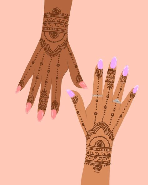 Henna Wallpaper, Mehendi Illustration, Mehendi Illustration Art, Henna Illustration, Henna Poster Ideas, Saudi Henna, Henna Illustration Art, Mehndi Illustration Background, Henna Poster Design